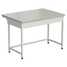 Laboratory bench (simplified, gray laminate, white metal) 1200850850 mm