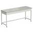 Equipment bench (grey melamine - standard grade, white metal) 1800x600x850 mm