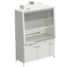 Fume cupboard without water inlet, with electrical equipment (ceramic, white metal) 15207502160 mm