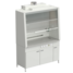 Fume cupboard with water inlet and electrical equipment (durcon, white metal) 15207502160 mm