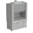 Fume hood (fiberglass chamber) with water supply and eletrical accessories 1500x820x2240 mm, worktop material - plastic laminate LABGRADE