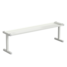 Laboratory bench top shelf (white metal) 1175x250x350 mm