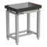 Laboratory bench for balance with rollout shelf (granite, grey metal) 630x450x750