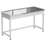 Equipment bench (stainless steel, white metal) 1500x600x850 mm