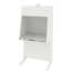Cupboard for heating furnace (ceramic, white metal) 920x780x1870