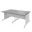 Island bench 2400х1500х900 mm (grey laminate)