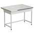 Laboratory bench (simplified, ceramic, white metal) 1212х850х850 mm