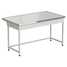 Laboratory bench (labgrade-light, white metal) 1515x850x850 mm
