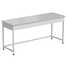 Equipment bench (white melamine - standard grade, white metal) 1800x600x850 mm