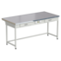 Equipment bench with 2 drawers and electrical accessories (jointless ceramic, white metal) 1800x850x850 mm
