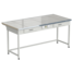 Equipment bench with 2 drawers and electrical accessories (ceramic granite, white metal) 1820x850x850 mm