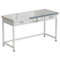 Стол приборный с выдвижным столиком, 2-мя ящиками и электрикой 1515х610х850 мм, раб. поверхность - КЕРАМОГРАНИТ