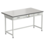 Laboratory bench for equipment with mobile underbench, 2 drawers and power supply (labgrade, white metal) 1500х850х850 mm