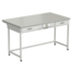Стол приборный с выдвижным столиком, 2-мя ящиками и электрикой 1500х850х850 мм, раб. поверхность - ЛАМИНАТ СЕРЫЙ