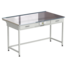 Стол приборный с выдвижным столиком, 2-мя ящиками и электрикой 1500х850х850 мм, раб. поверхность - НЕРЖАВЕЮЩАЯ СТАЛЬ