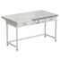Стол приборный с выдвижным столиком, 2-мя ящиками и электрикой 1515х850х850 мм, раб. поверхность - КЕРАМИКА