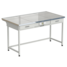 Стол приборный с выдвижным столиком, 2-мя ящиками и электрикой 1515х850х850 мм, раб. поверхность - КЕРАМОГРАНИТ