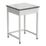 Side bench (labgrade, white metal) 600х600х850 mm