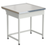 Side bench (labgrade-light, white metal) 850х850х850 mm