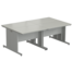 Island bench 2400х1500х900 mm (grey laminate)