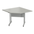 Corner auxilliary table 1100x1100x750 mm, grey laminate