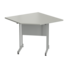 Corner auxilliary table 1100x1100x900 mm, grey laminate