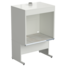 Cupboard for heating furnace (ceramic, white metal) 1210x870x1895 mm