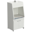 Шкаф для нагревательных печей с тумбой 920х780х1870 мм, цвет изделия - белый, раб. поверхность - КЕРАМИКА