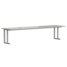 Upper shelf for wall bench 1800x450x390 mm, grey laminate