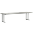 Upper shelf for wall bench 1500x450x390 mm, grey laminate