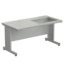 Auxiliary bench for balance table 1500х750х750 mm (grey laminate)