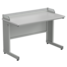Student desk with flange 1200х600х760 mm (white laminate)