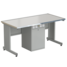 Student desk with service shelf and electrical equipment 1515750760 mm (labgrade-light)