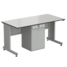 Стол ученический с сервисной стойкой, с электрикой 1500х750х760, раб. поверхность - LABGRADE
