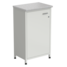 Laboratory underbench cabinet (white laminate, white metal) 610х450х1060 mm