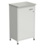 Laboratory underbench cabinet (grey laminate, white metal) 610х450х1060 mm