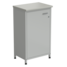 Laboratory underbench cabinet (grey laminate, grey metal) 610х450х1060 mm