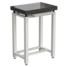 Стол для весов малый 630x450x900 мм, с выдвижной полкой, цвет каркаса - белый, гранит