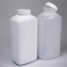 Rectangular jar with a jar seal lid and a screw cap (white color) 2000ml (LDPE)