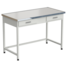 Laboratory bench with 2 drawers 1212x610x850, worktop material - melamine (labgrade-light)