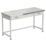Equipment bench with 2 drawers 1500x600x850 mm, worktop material - ceramic