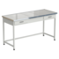 Equipment bench with 2 drawers 1500x600x850 mm, worktop material - ceramic granite
