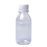 Бутылка круглая ЭКРОС 125 мл прозрачная с крышкой с контрольным кольцом