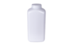 Rectangular jar with a jar seal lid and a screw cap (white color) 2000ml (LDPE)