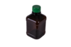 Square bottle with a screw cap (brown color) 270ml (PET)