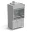 Fume cupboard with water inlet 12009002145 mm (durcon)