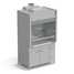 Fume cupboard with water inlet and explosion-proof lamp 12009002145 mm (ceramic)
