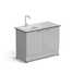 Sink table EROS 1200x600x900 mm, polypropylene bowl on the left, working surface - LABGRADE