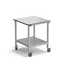Sliding table with bottom shelf E�ROS 600x600x750 mm, working surface - LABGRADE