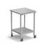 Sliding table with bottom shelf E�ROS 600x600x900 mm, working surface - LAMINATE GREY